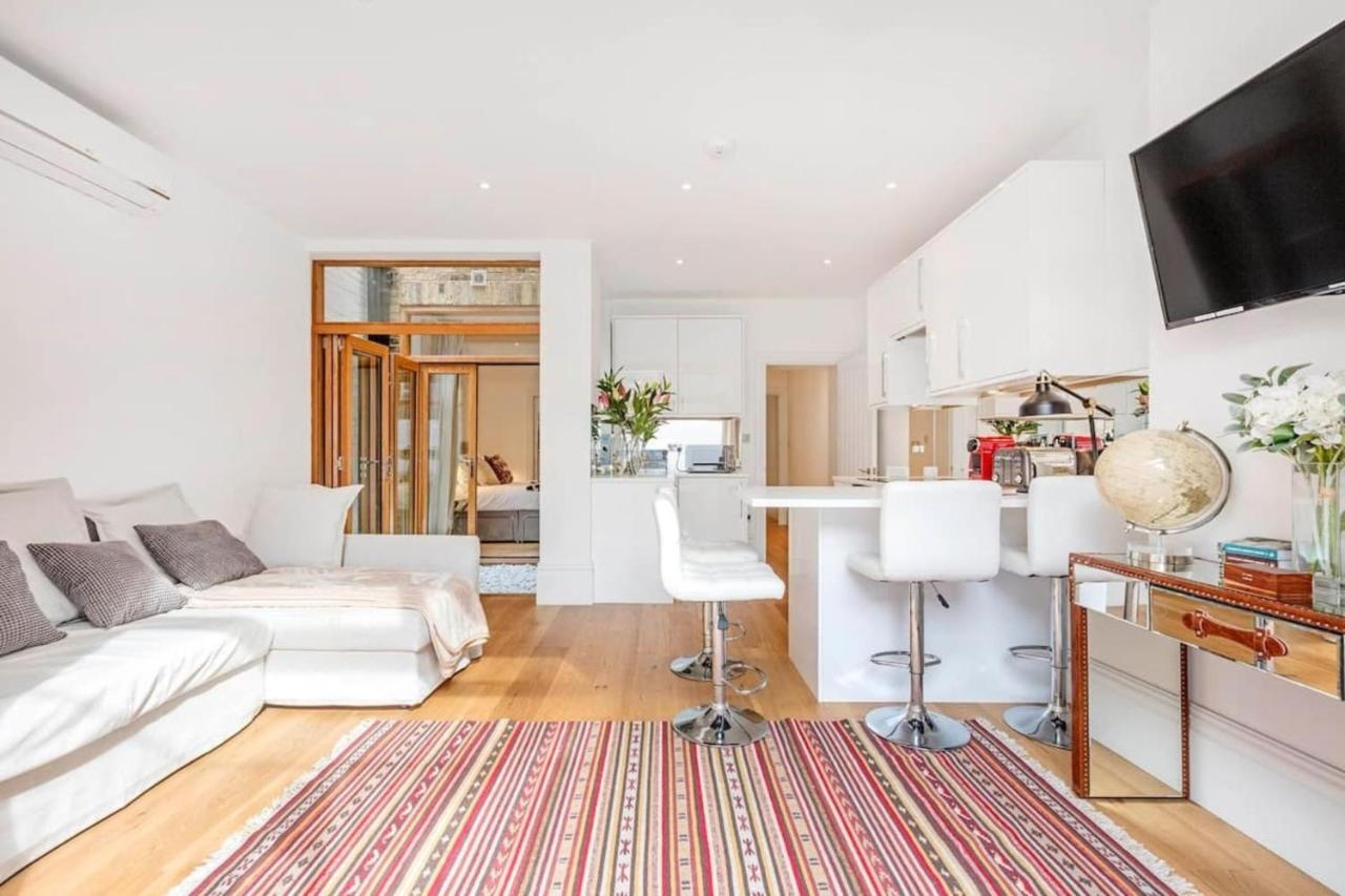 2 Bed Garden Flat With Air Con By Fulham Broadway Apartment *